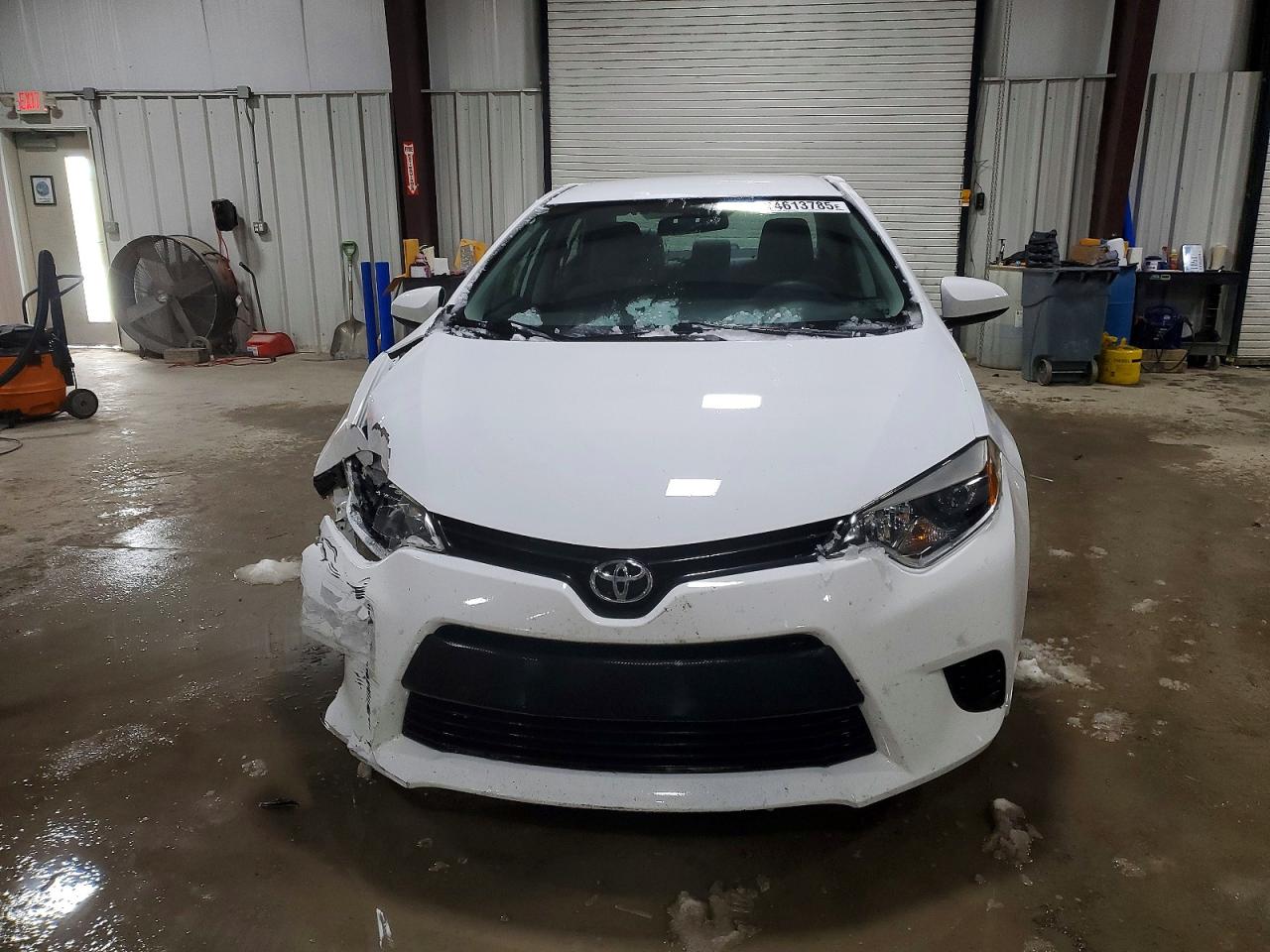 2014 Toyota Corolla Le White vin: 2T1BURHE8EC204351