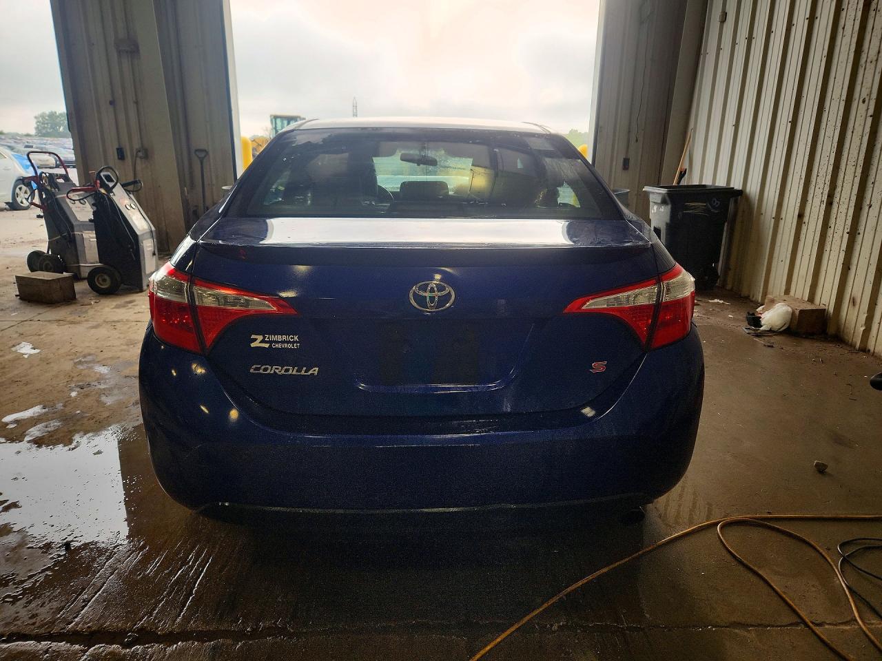 2014 Toyota Corolla S Plus Blue vin: 2T1BURHE8EC223112