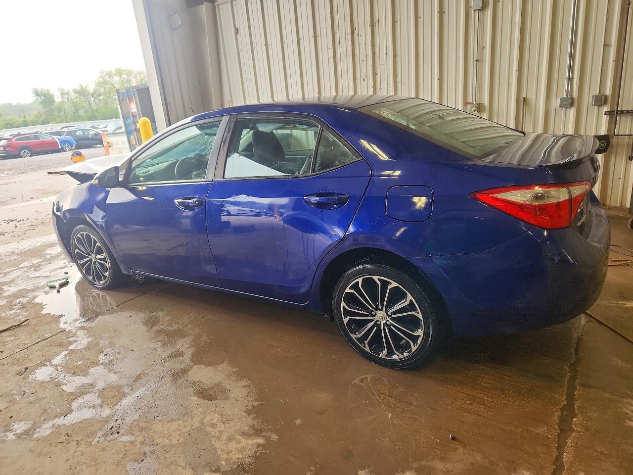2014 Toyota Corolla S Plus Blue vin: 2T1BURHE8EC223112