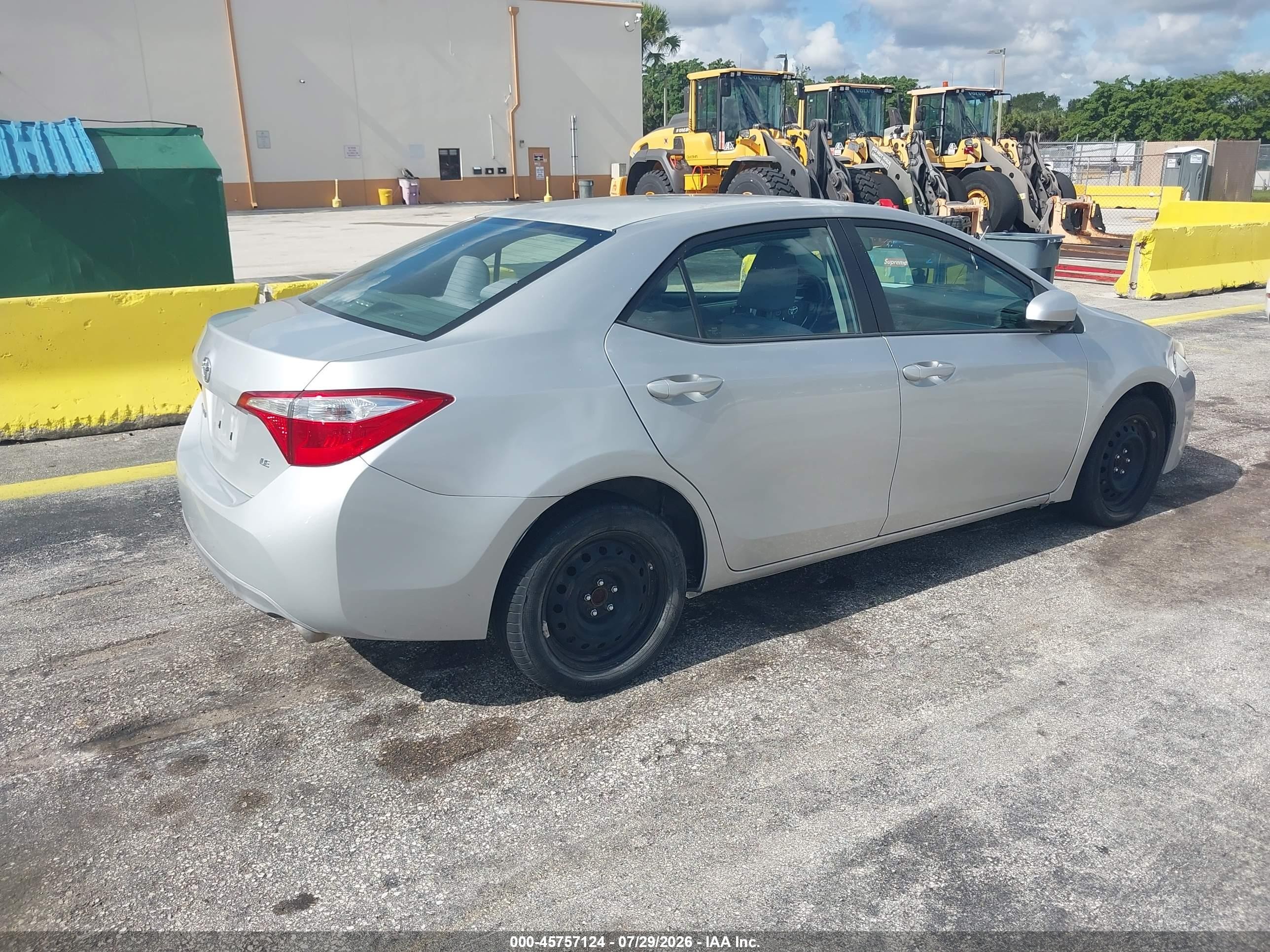 2015 Toyota Corolla Le Silver vin: 2T1BURHE8FC229719