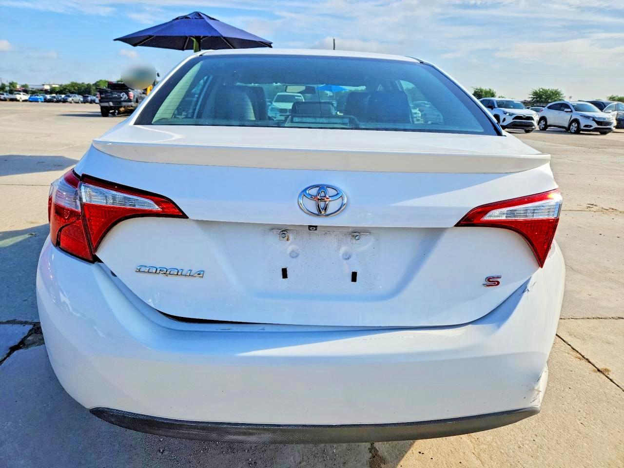 2015 Toyota Corolla L White vin: 2T1BURHE8FC231616