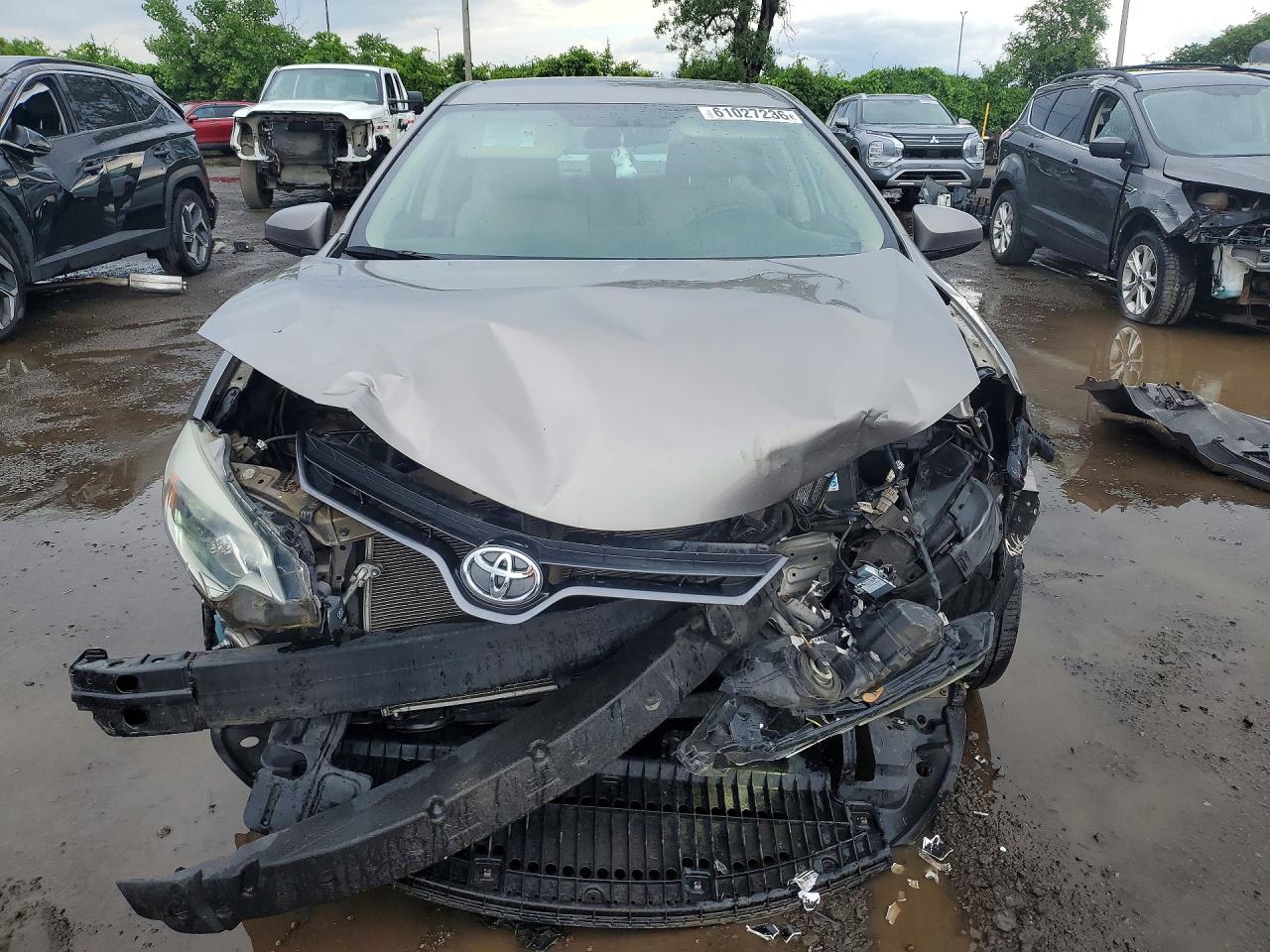 2015 Toyota Corolla L Gray vin: 2T1BURHE8FC235181