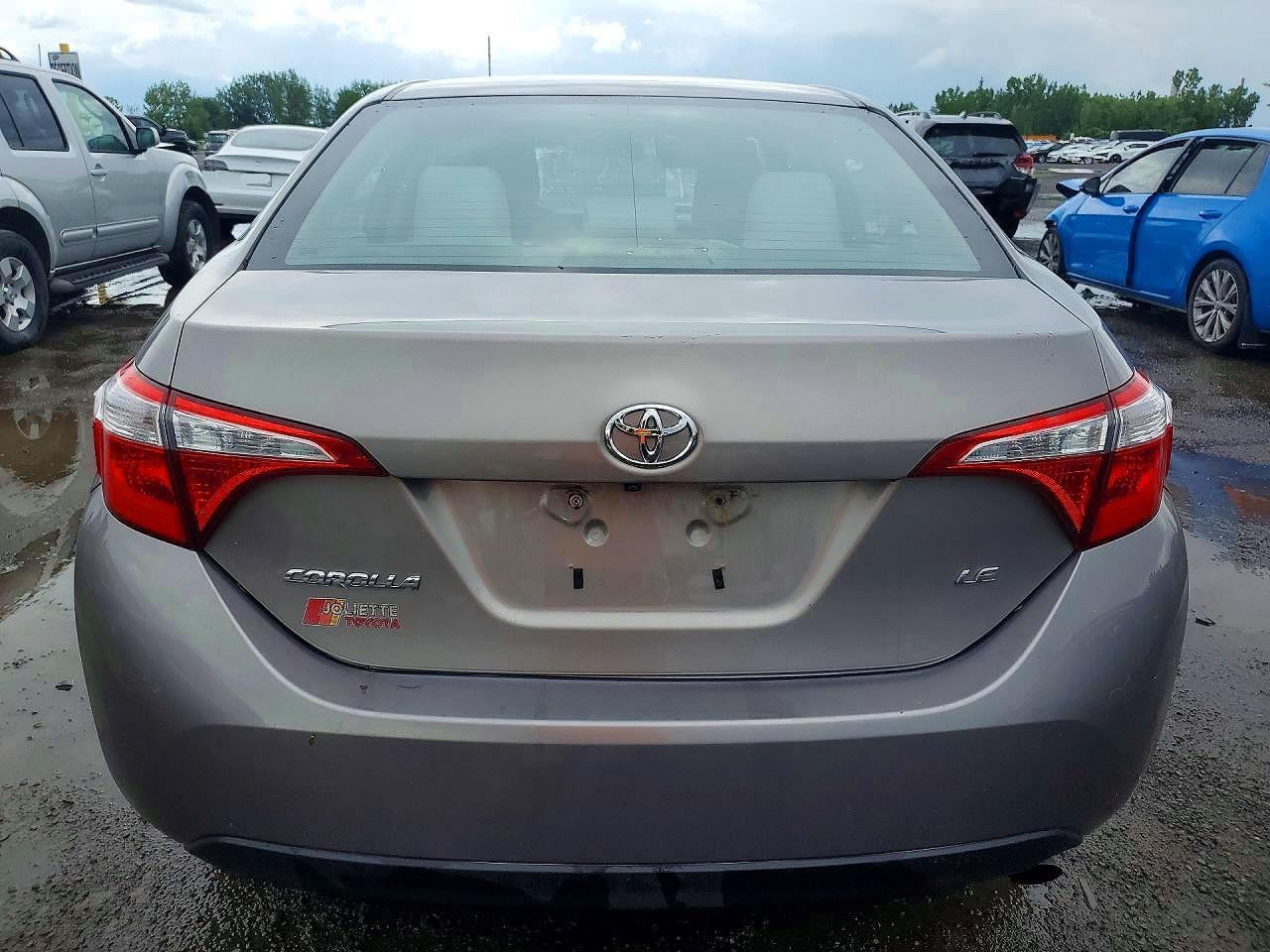 2015 Toyota Corolla L Gray vin: 2T1BURHE8FC235181