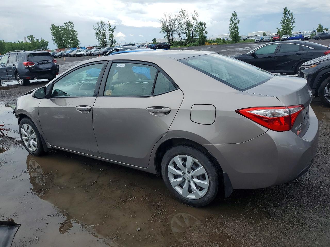 2015 Toyota Corolla L Gray vin: 2T1BURHE8FC235181
