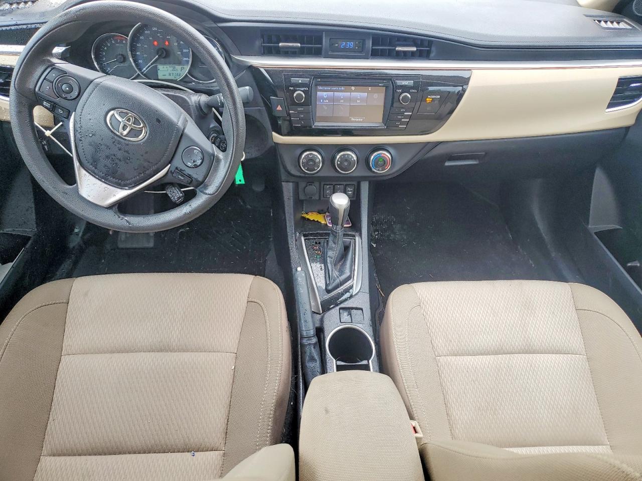 2015 Toyota Corolla L Gray vin: 2T1BURHE8FC235181