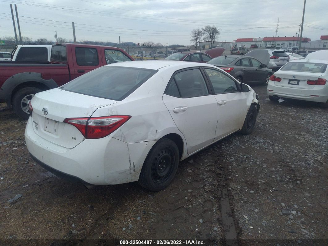 2015 Toyota Corolla L/le/s/s Plus/le Plus White vin: 2T1BURHE8FC238811