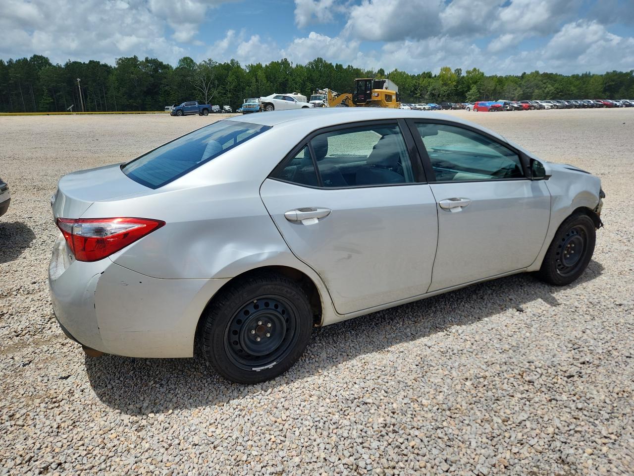 2015 Toyota Corolla Le Серебряный vin: 2T1BURHE8FC239294