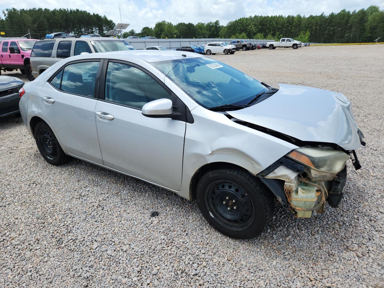 2015 Toyota Corolla Le Серебряный vin: 2T1BURHE8FC239294