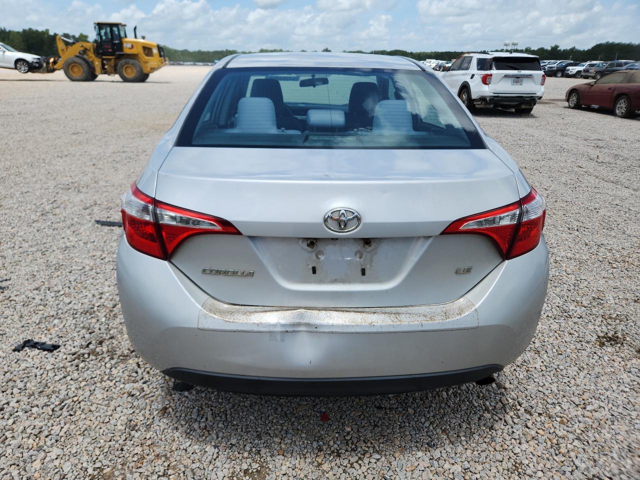2015 Toyota Corolla Le Серебряный vin: 2T1BURHE8FC239294