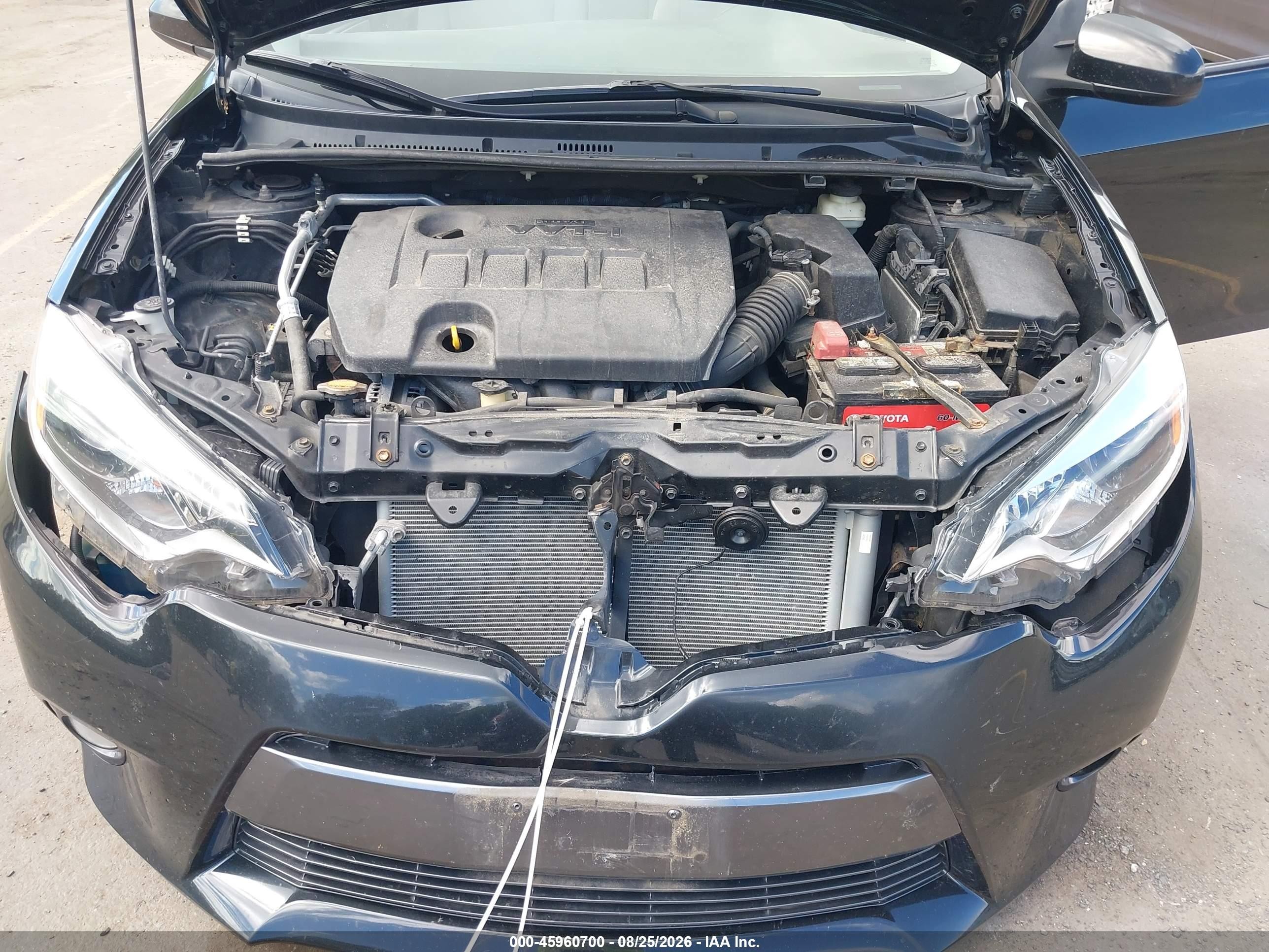 2015 Toyota Corolla Le Plus Black vin: 2T1BURHE8FC241319