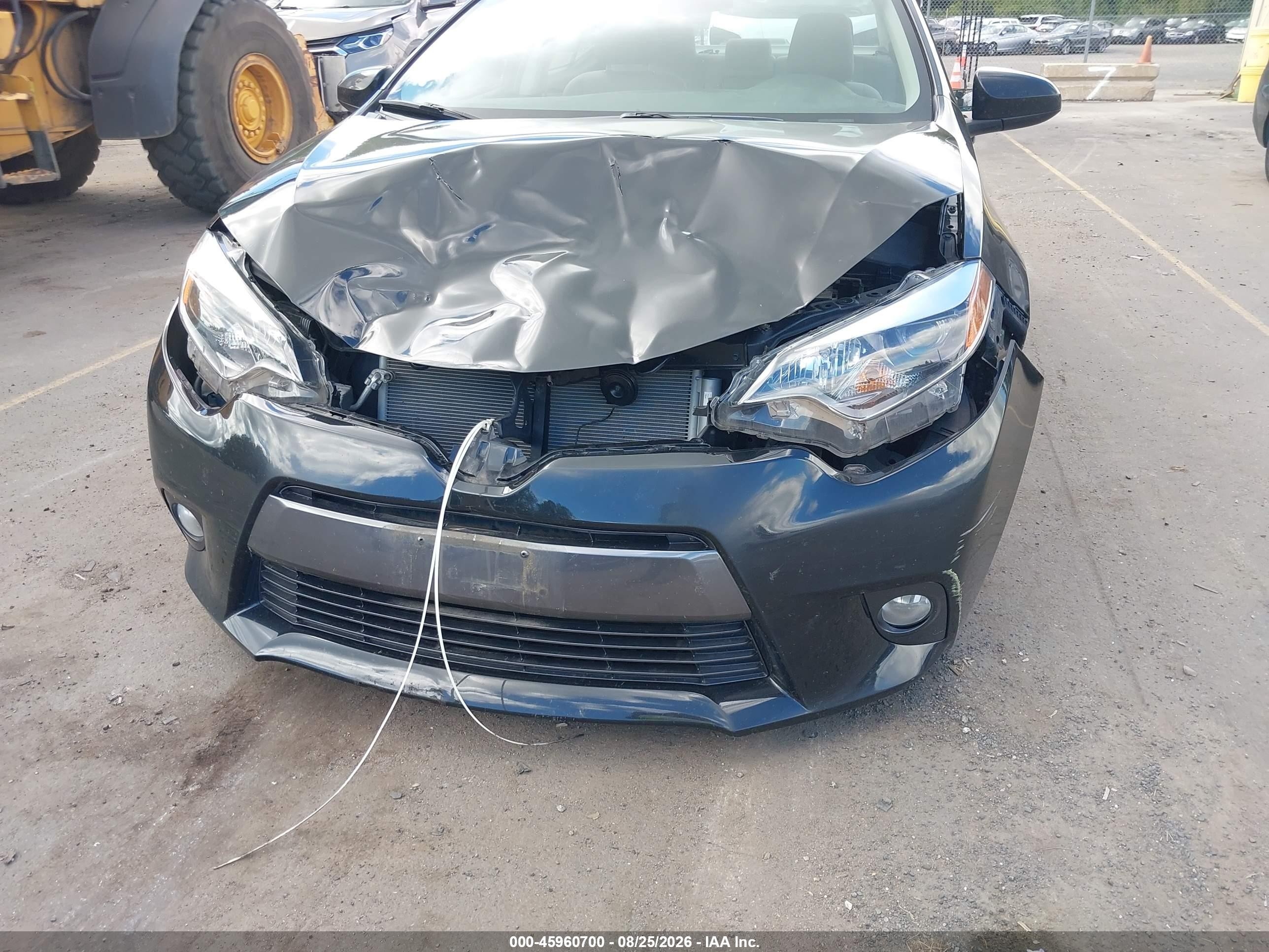 2015 Toyota Corolla Le Plus Black vin: 2T1BURHE8FC241319