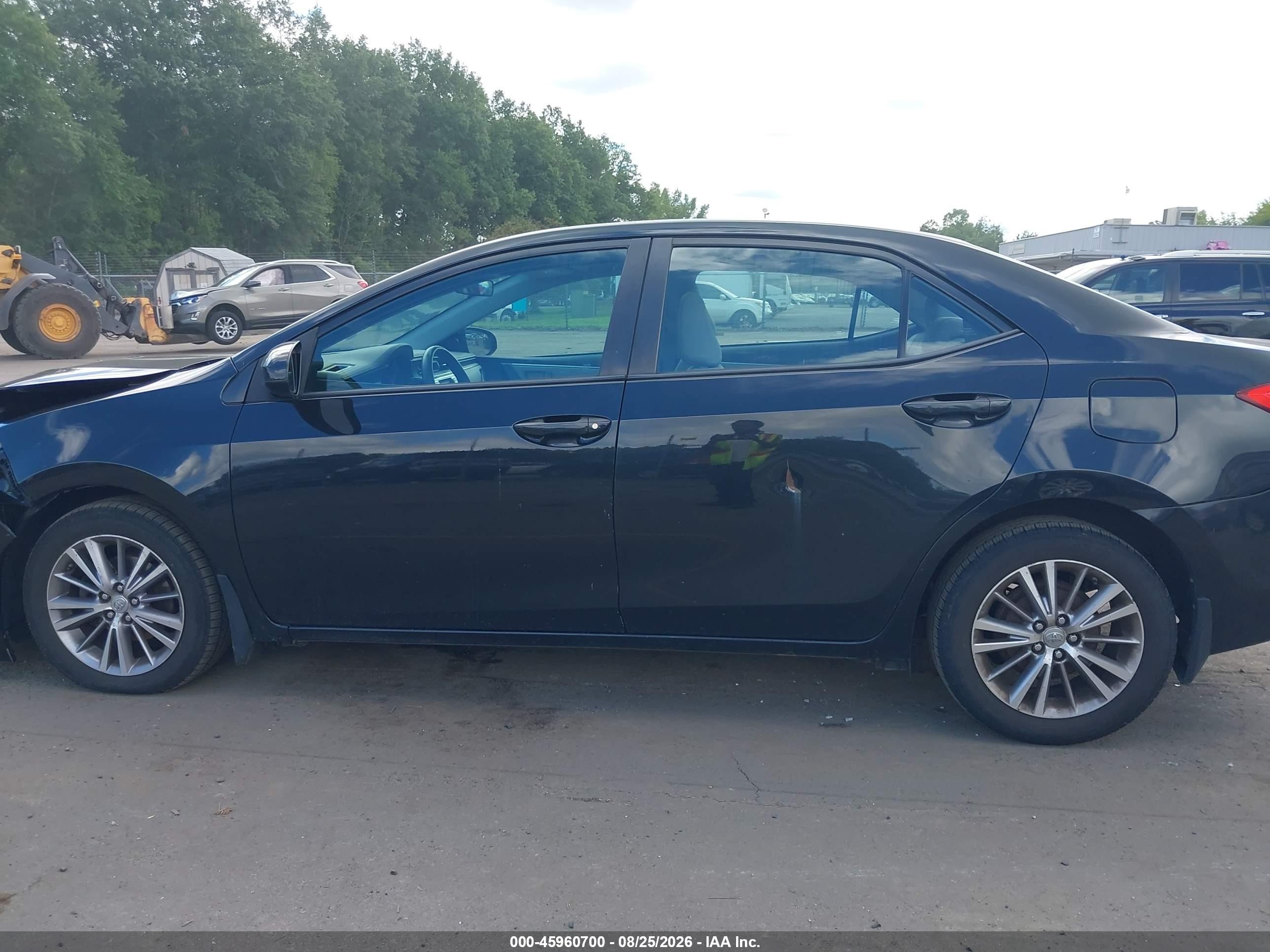 2015 Toyota Corolla Le Plus Black vin: 2T1BURHE8FC241319