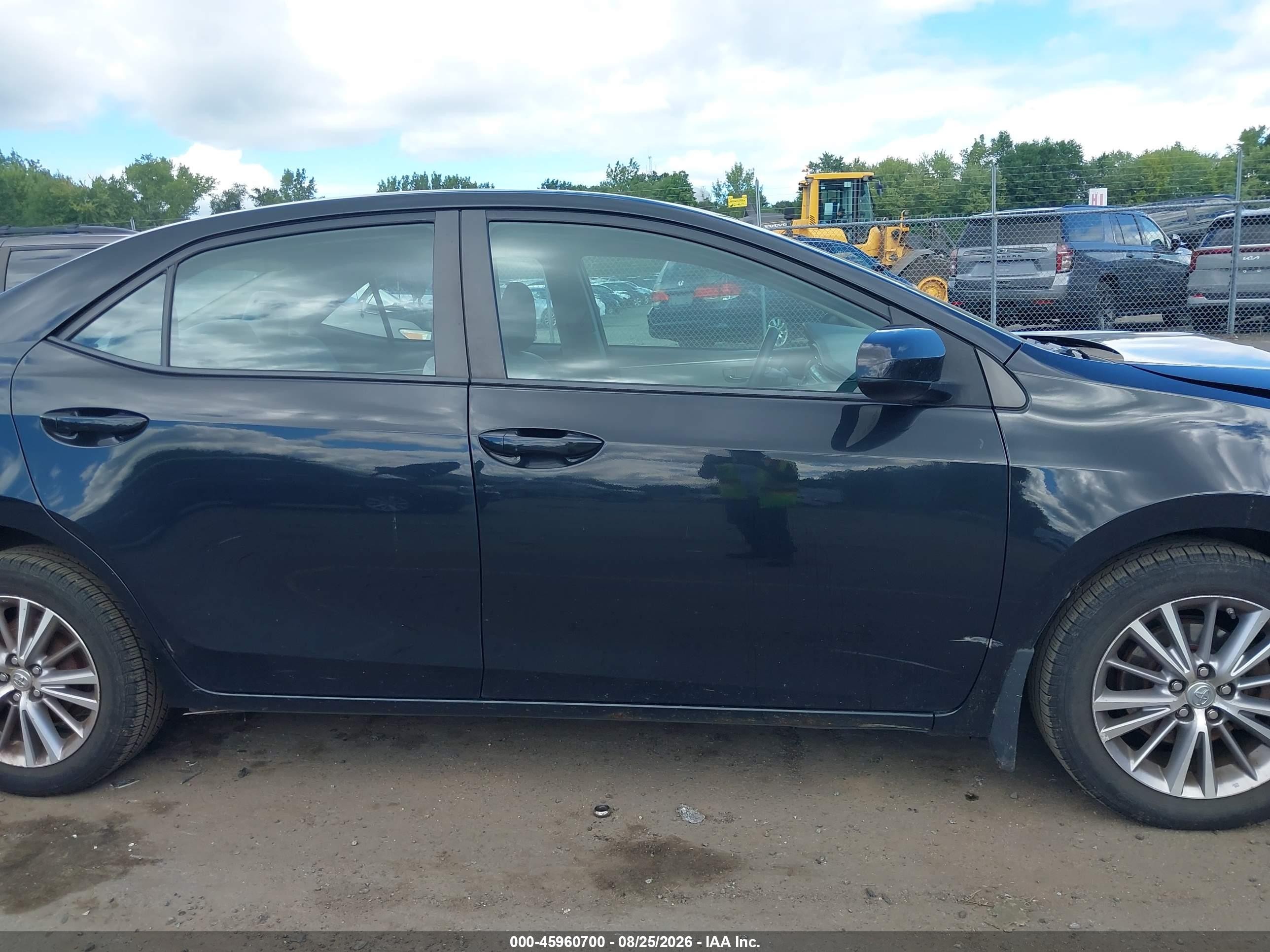 2015 Toyota Corolla Le Plus Black vin: 2T1BURHE8FC241319