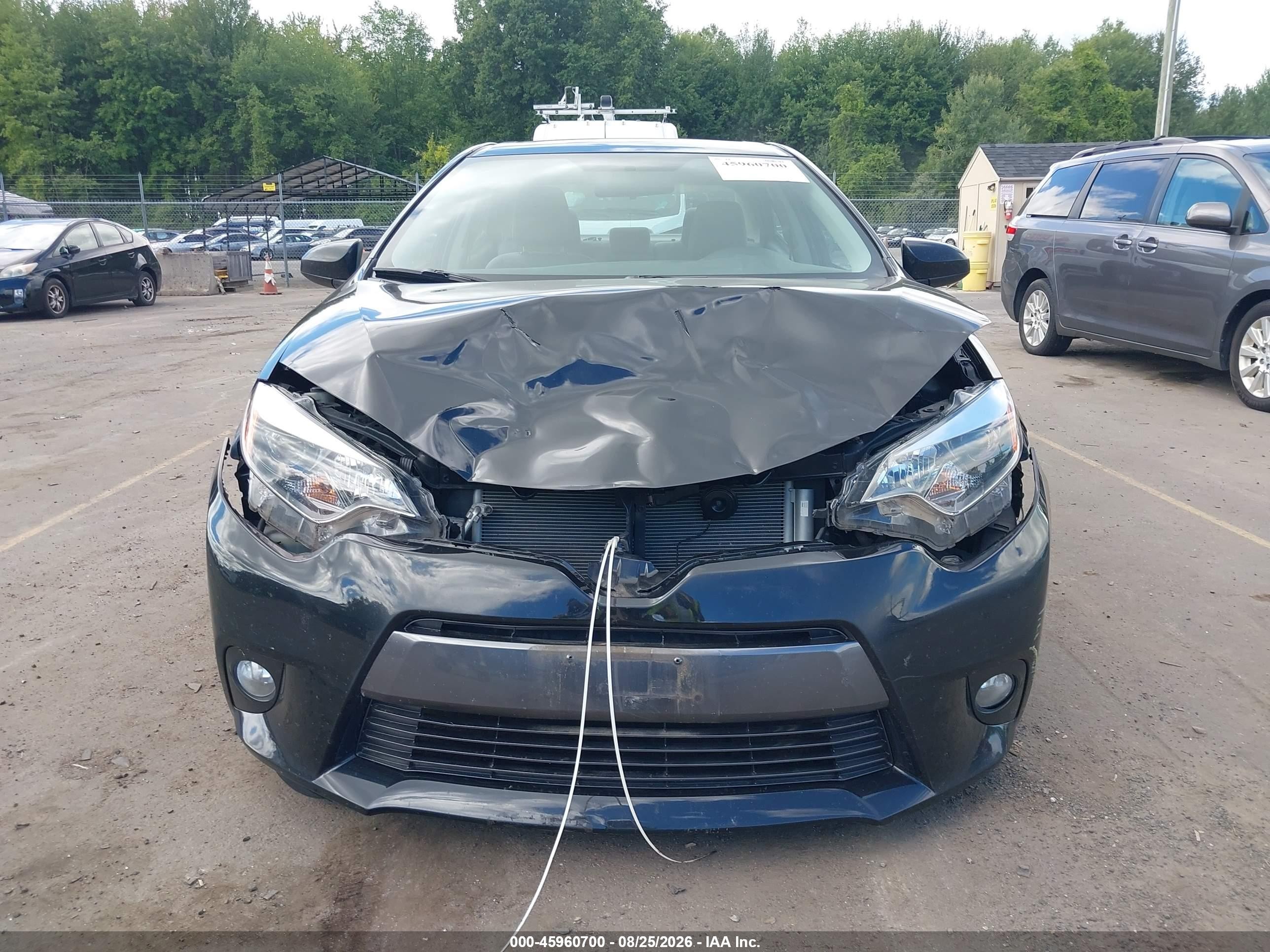 2015 Toyota Corolla Le Plus Black vin: 2T1BURHE8FC241319