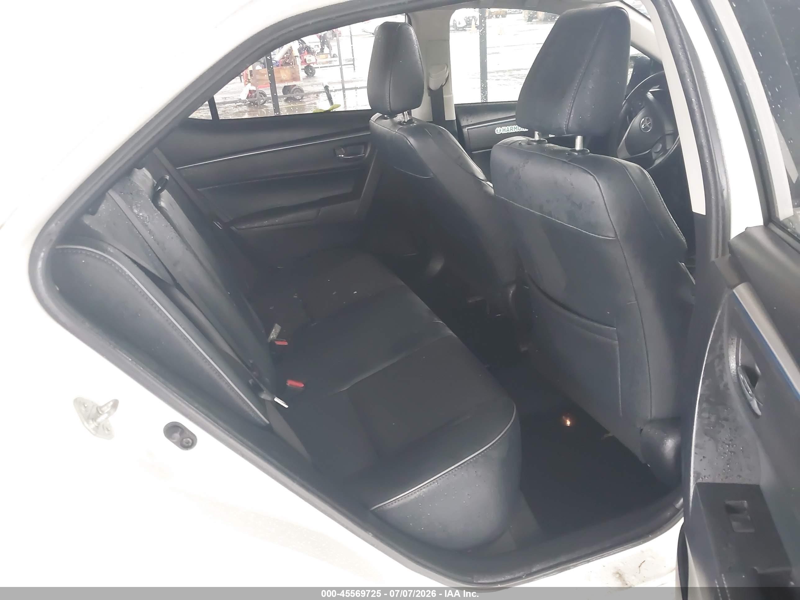2015 Toyota Corolla S Plus White vin: 2T1BURHE8FC245287