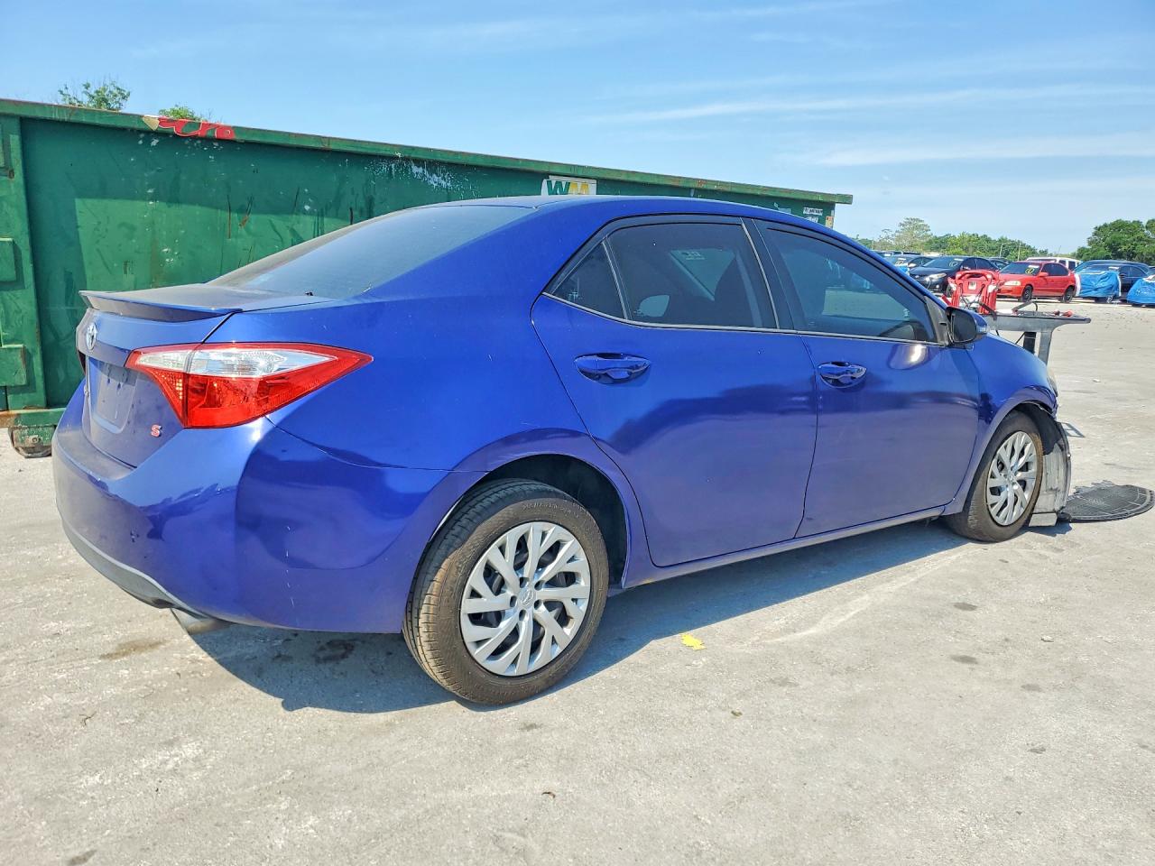 2015 Toyota Corolla S Plus Blue vin: 2T1BURHE8FC249601