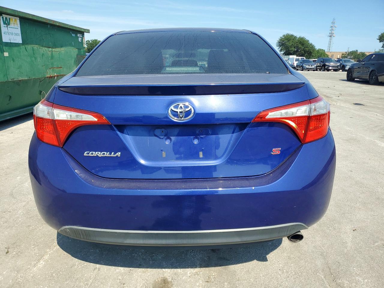 2015 Toyota Corolla S Plus Blue vin: 2T1BURHE8FC249601