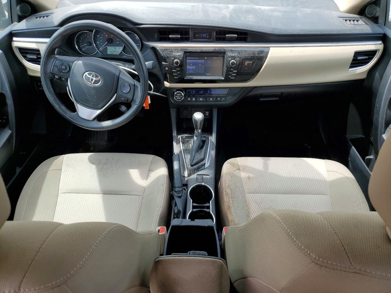 2015 Toyota Corolla Le Plus Gray vin: 2T1BURHE8FC276555