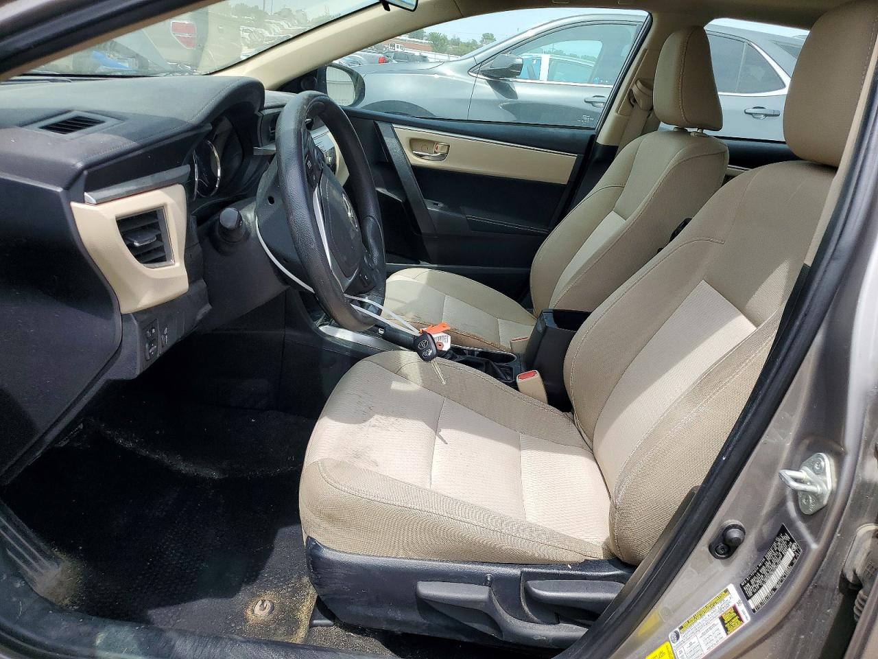 2015 Toyota Corolla Le Plus Gray vin: 2T1BURHE8FC276555
