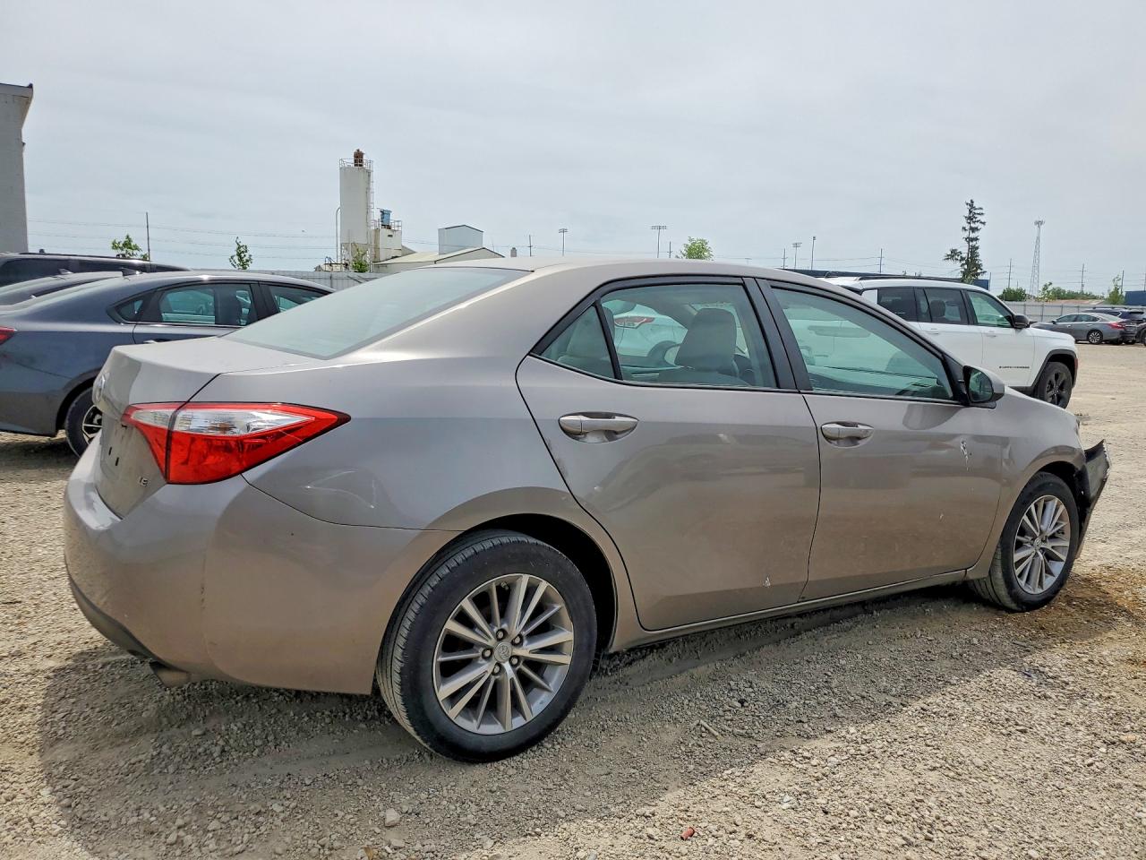 2015 Toyota Corolla Le Plus Gray vin: 2T1BURHE8FC276555