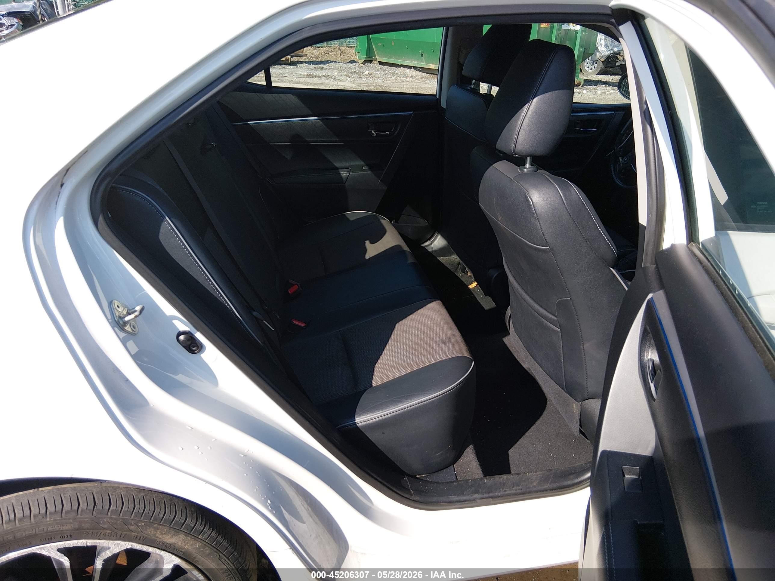 2015 Toyota Corolla S Plus White vin: 2T1BURHE8FC320974