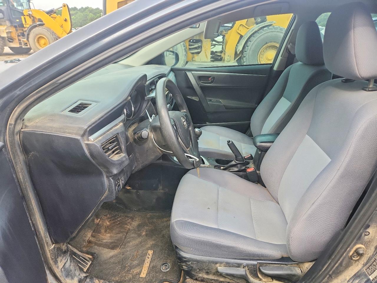 2015 Toyota Corolla L Blue vin: 2T1BURHE8FC325043
