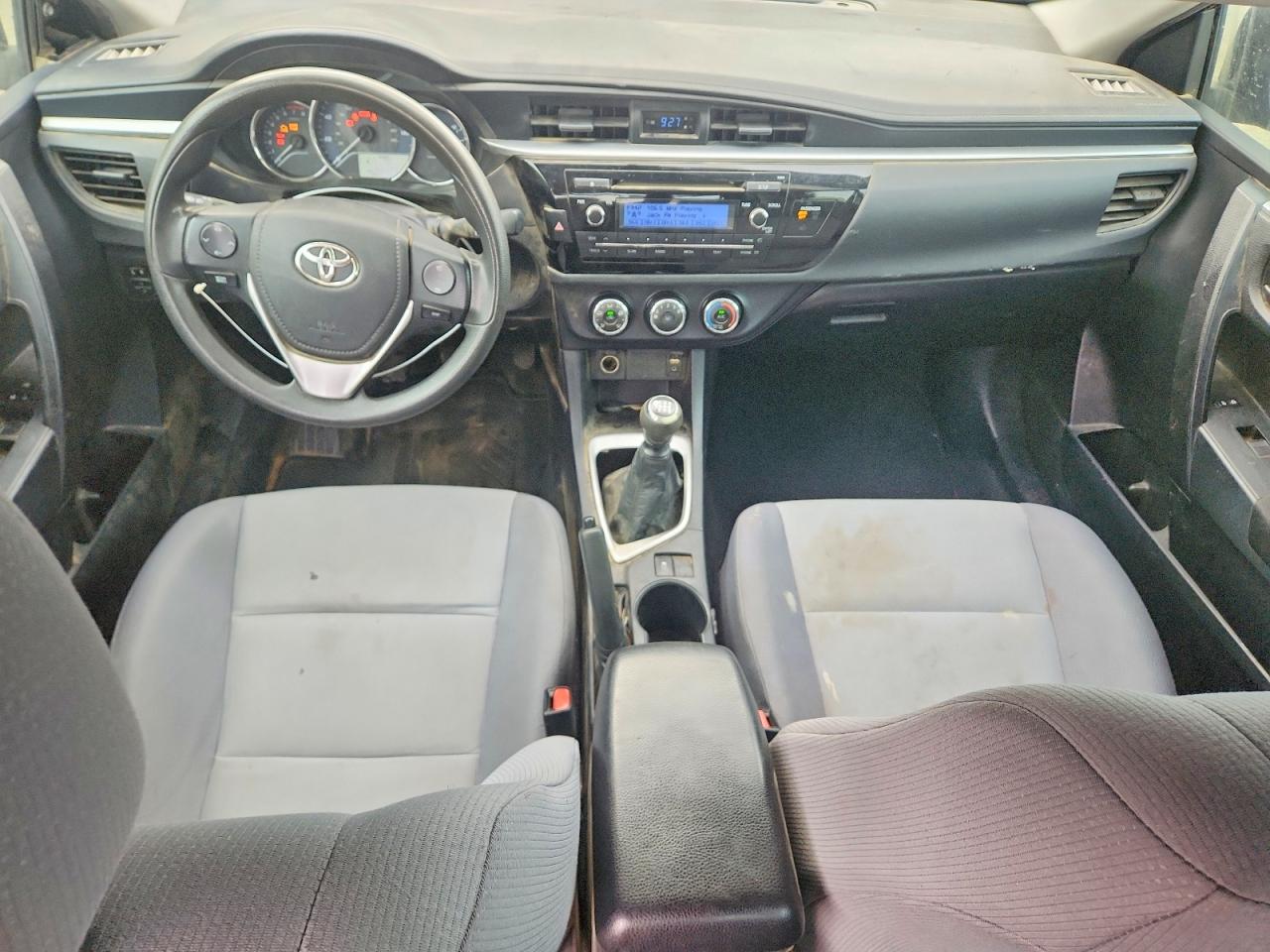 2015 Toyota Corolla L Blue vin: 2T1BURHE8FC325043