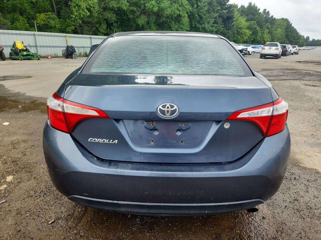 2015 Toyota Corolla L Blue vin: 2T1BURHE8FC325043
