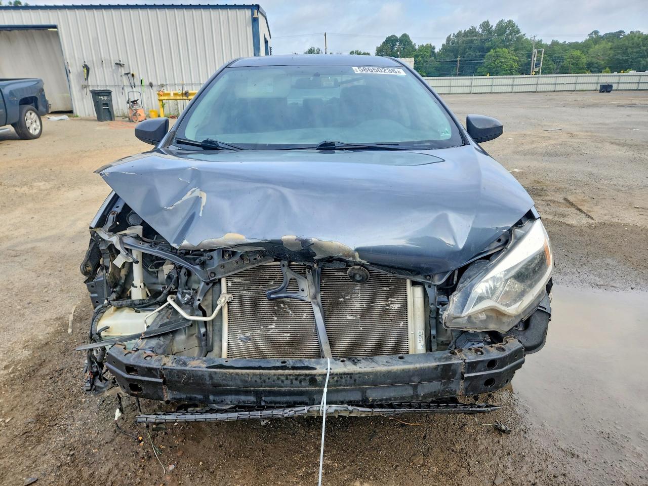 2015 Toyota Corolla L Blue vin: 2T1BURHE8FC325043