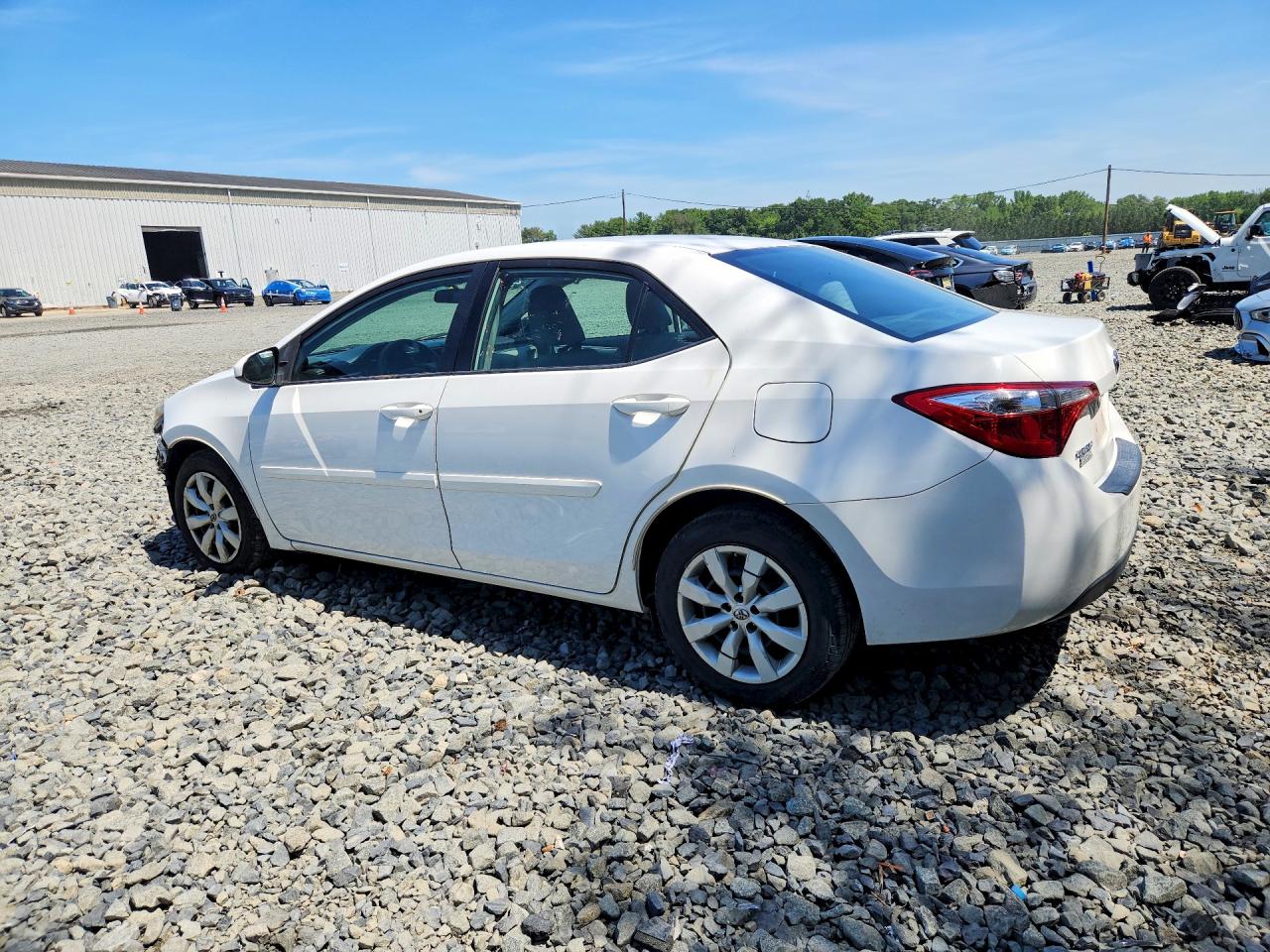 2015 Toyota Corolla Le White vin: 2T1BURHE8FC334700