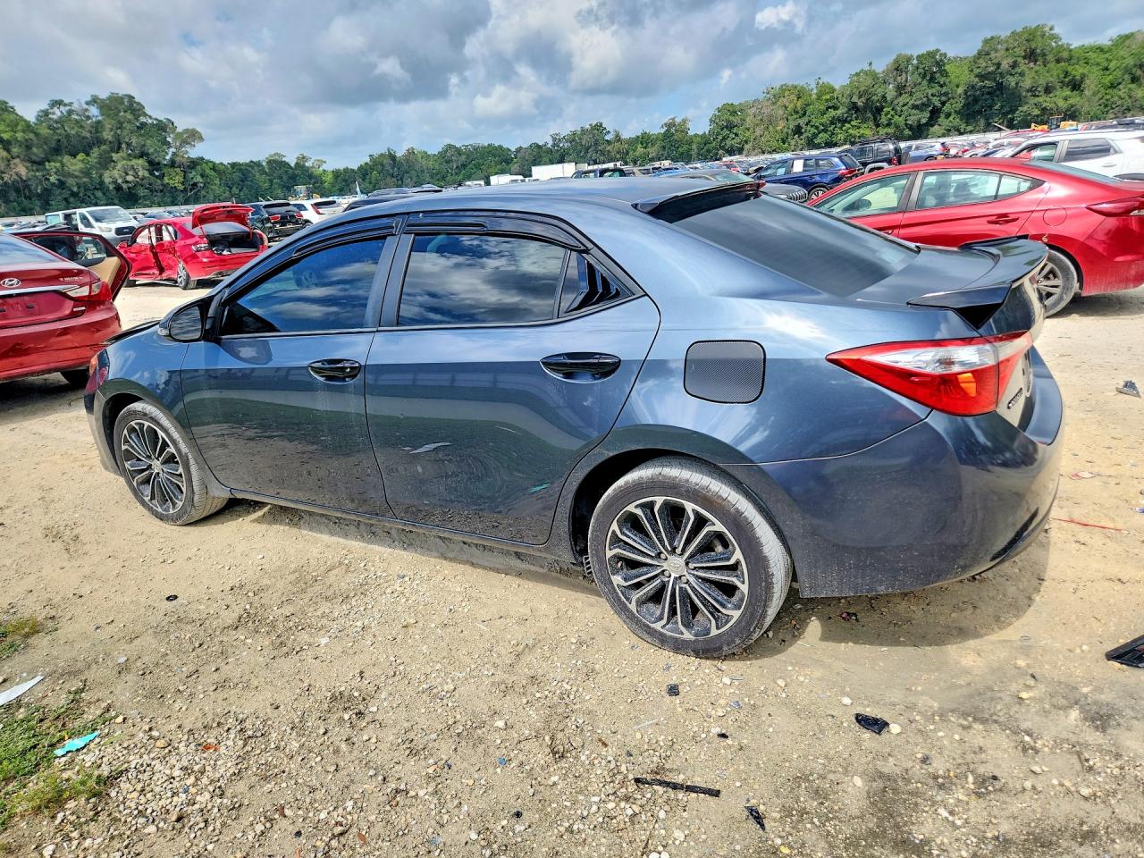 2015 Toyota Corolla S Plus Gray vin: 2T1BURHE8FC334793