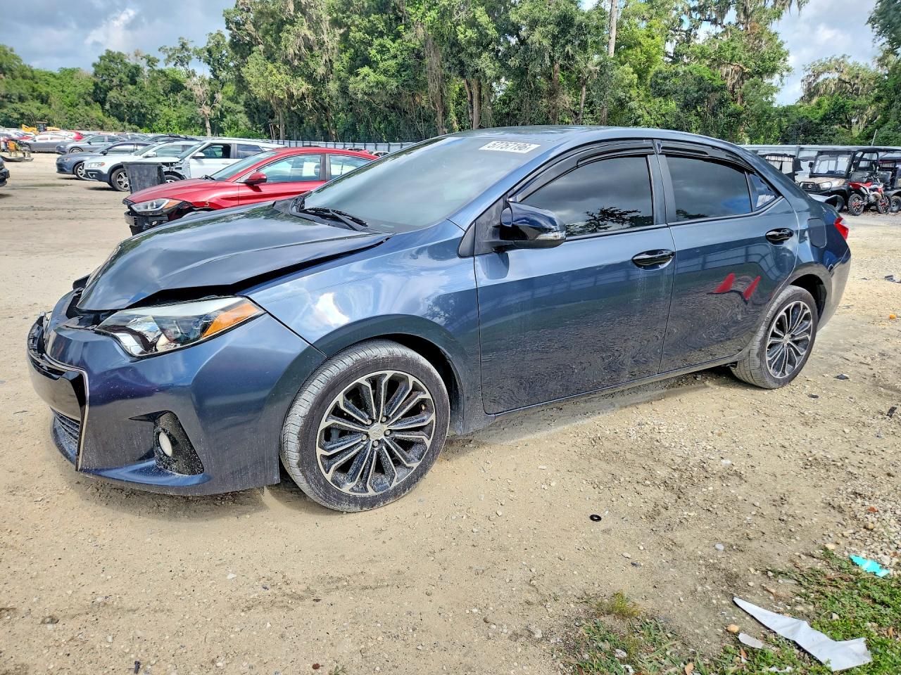 2015 Toyota Corolla S Plus Gray vin: 2T1BURHE8FC334793