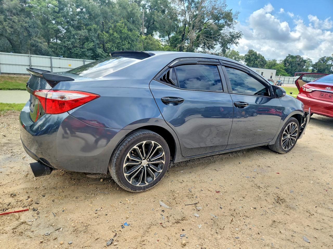 2015 Toyota Corolla S Plus Gray vin: 2T1BURHE8FC334793