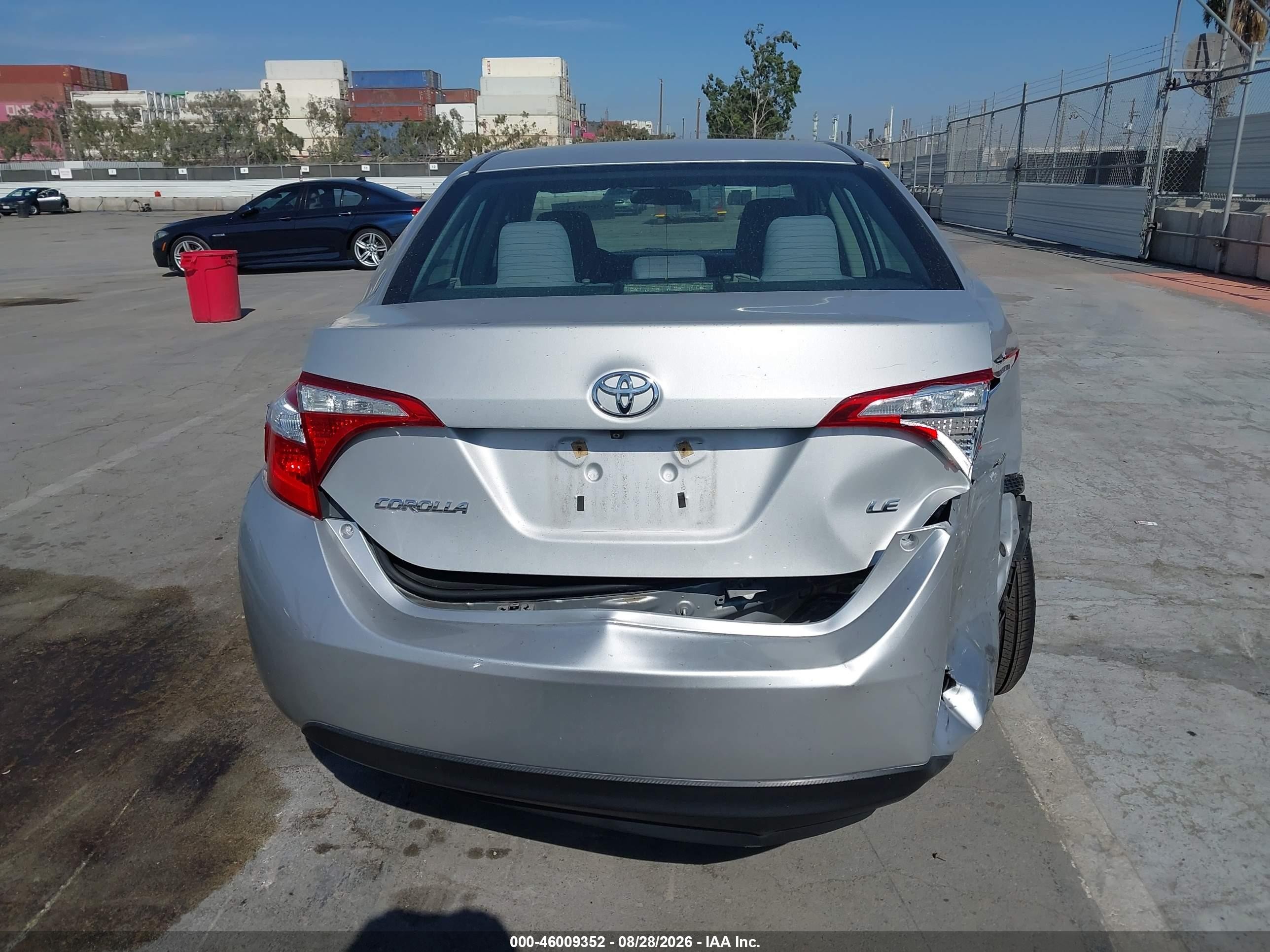 2015 Toyota Corolla Le Silver vin: 2T1BURHE8FC346197