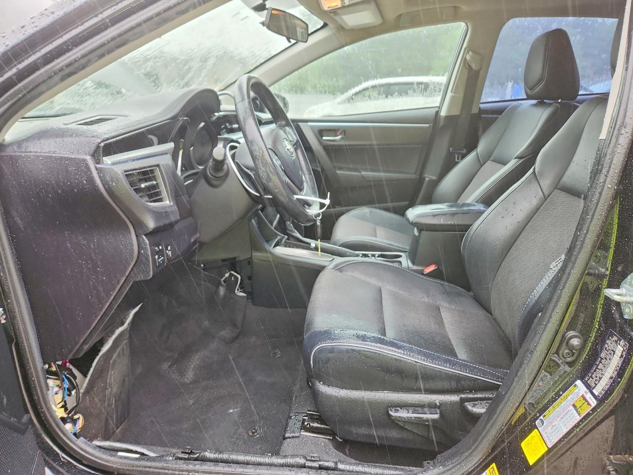 2015 Toyota Corolla S Plus Black vin: 2T1BURHE8FC359757