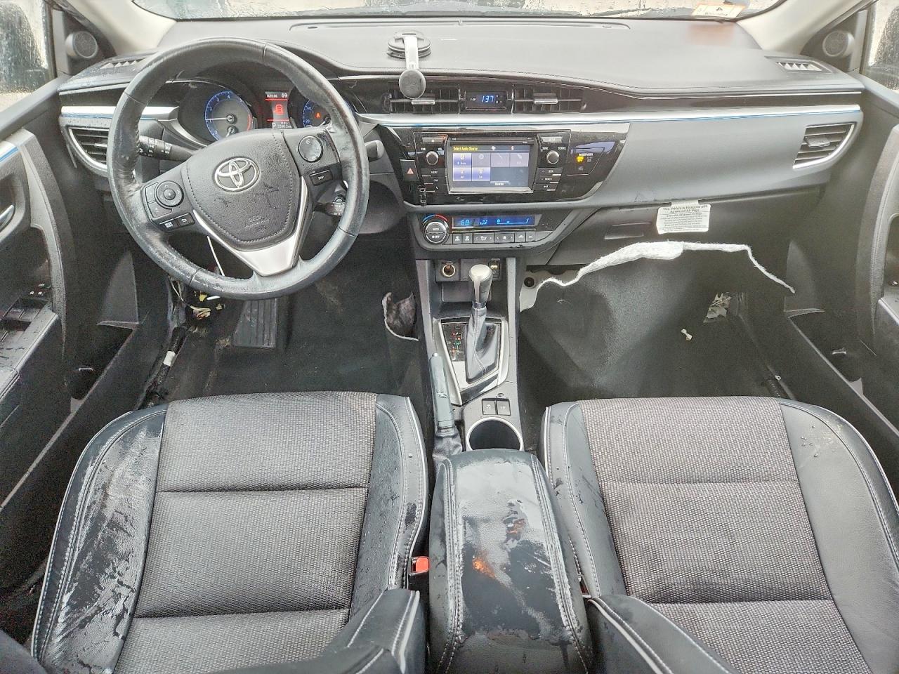 2015 Toyota Corolla S Plus Black vin: 2T1BURHE8FC359757