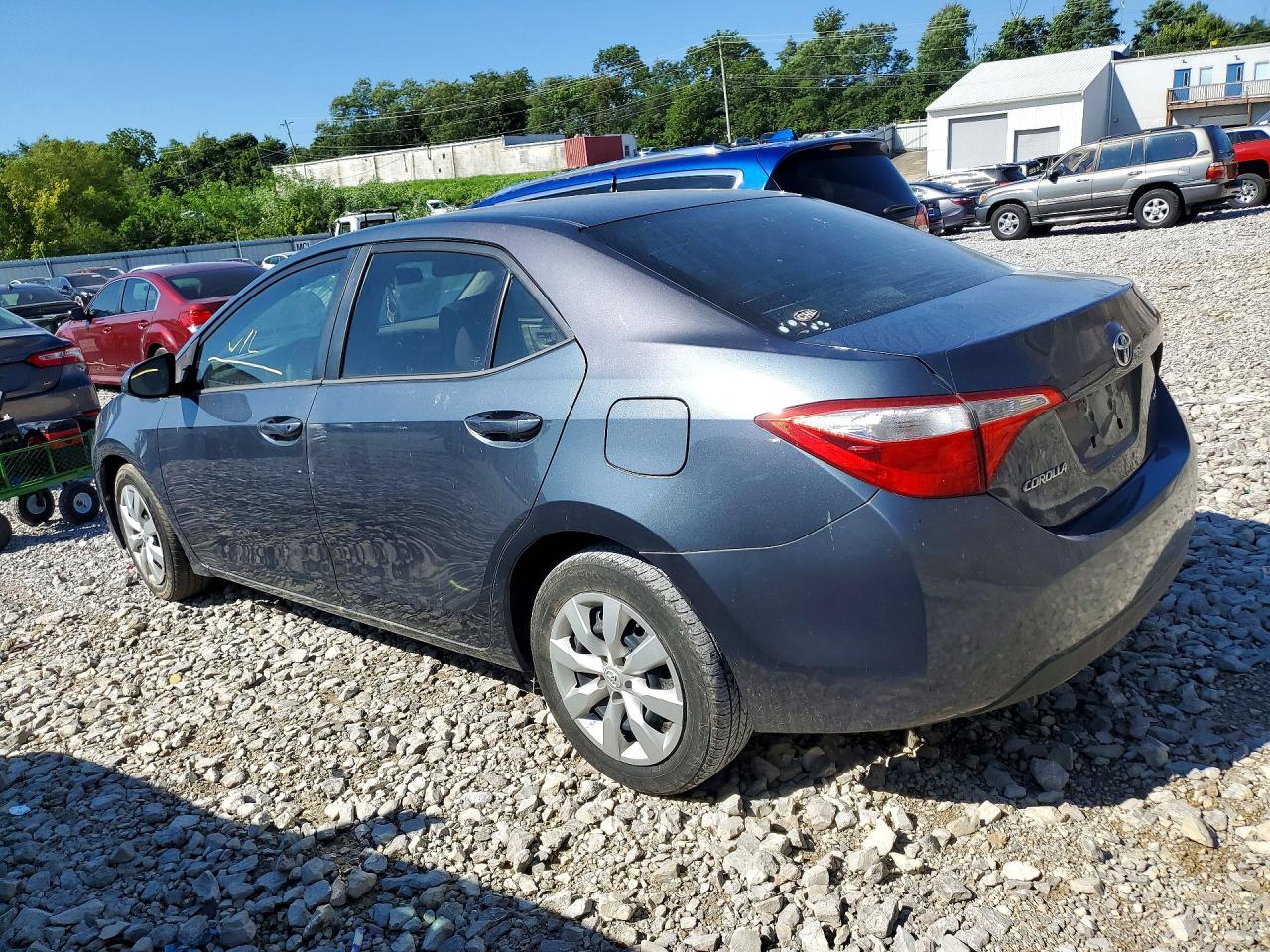 2015 Toyota Corolla Le Blue vin: 2T1BURHE8FC379278