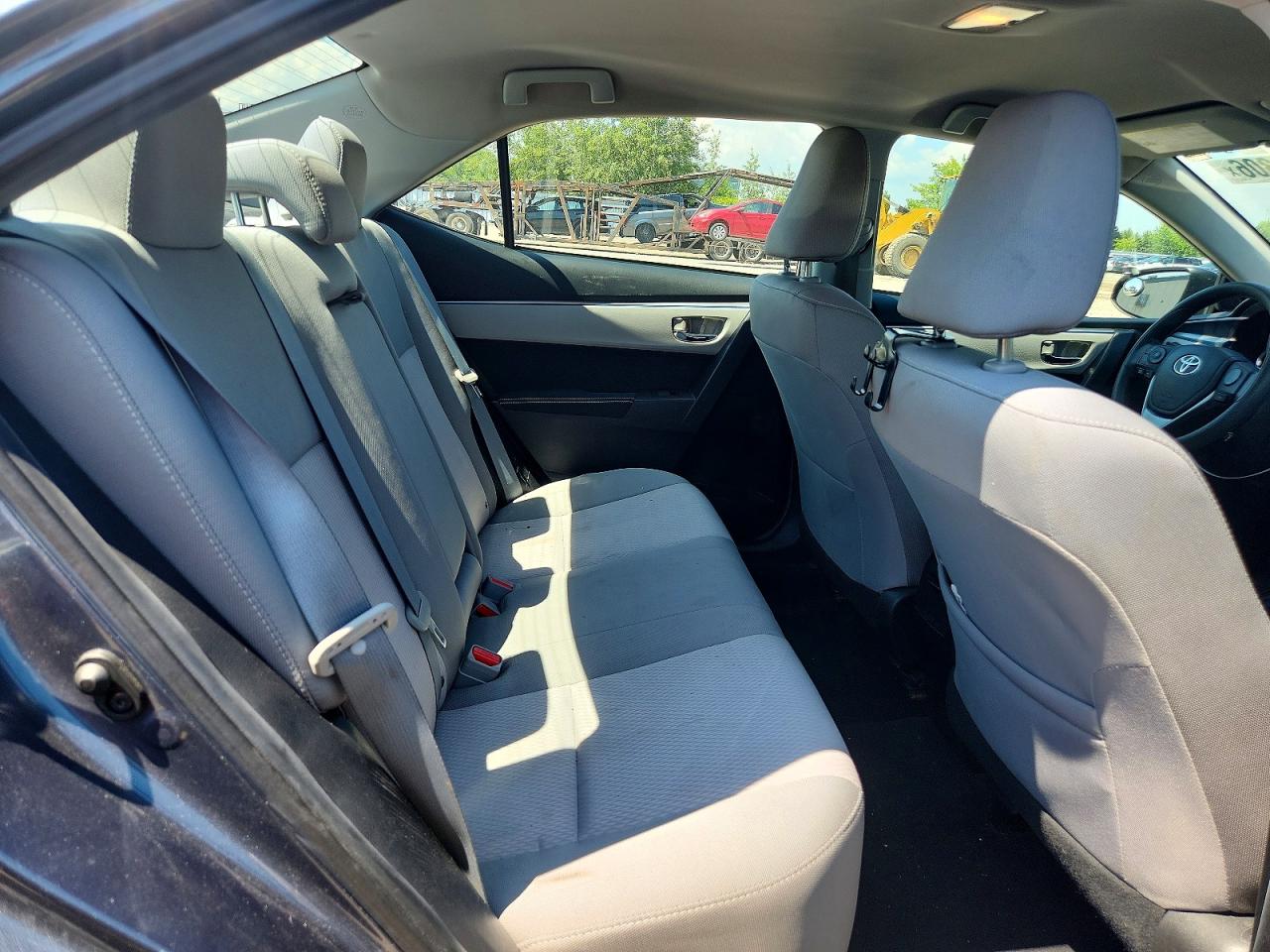 2015 Toyota Corolla L Gray vin: 2T1BURHE8FC392810