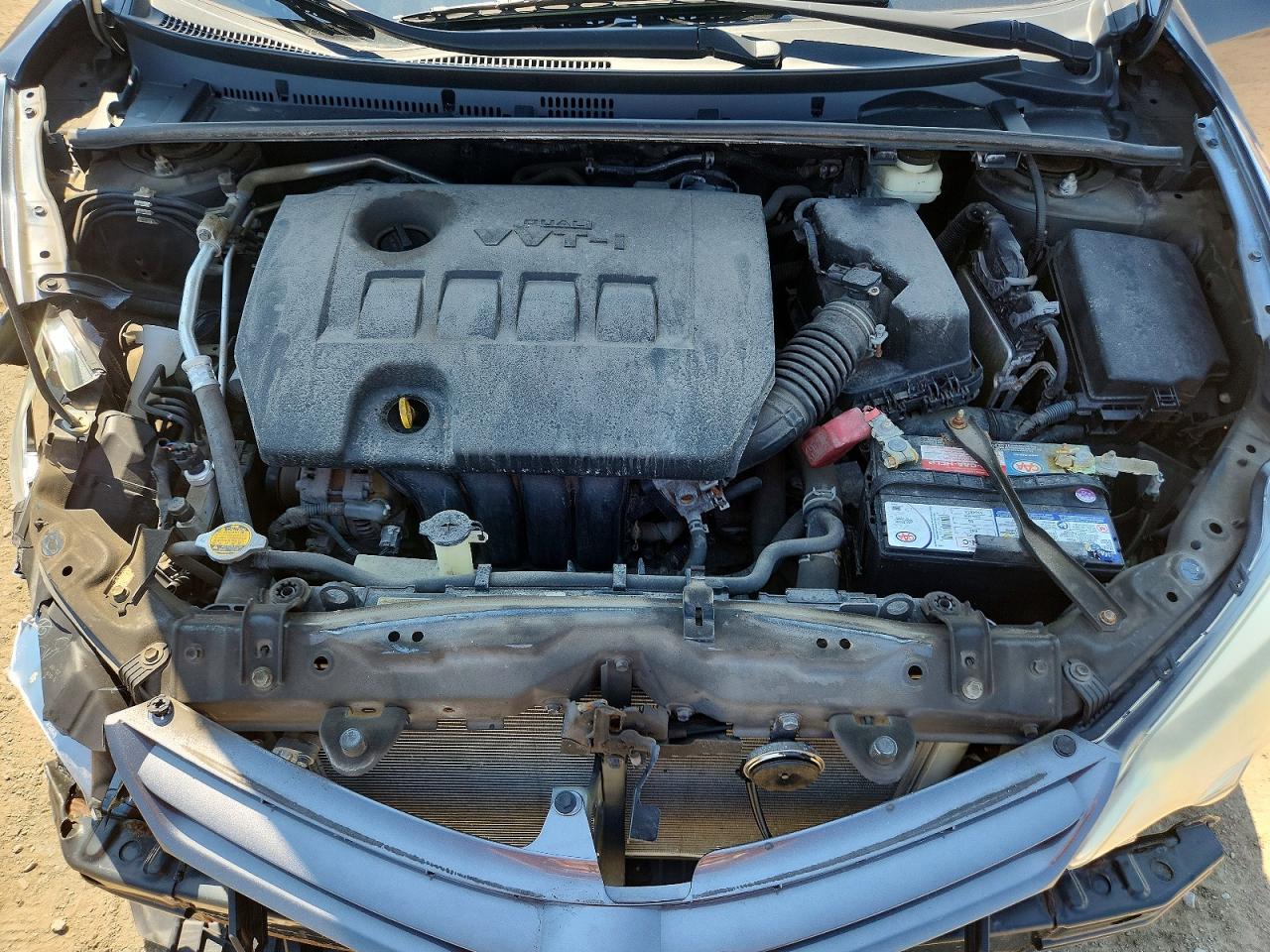 2015 Toyota Corolla L Gray vin: 2T1BURHE8FC392810