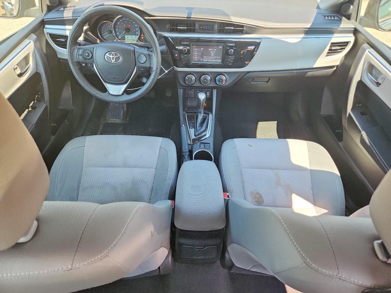 2015 Toyota Corolla L Gray vin: 2T1BURHE8FC392810