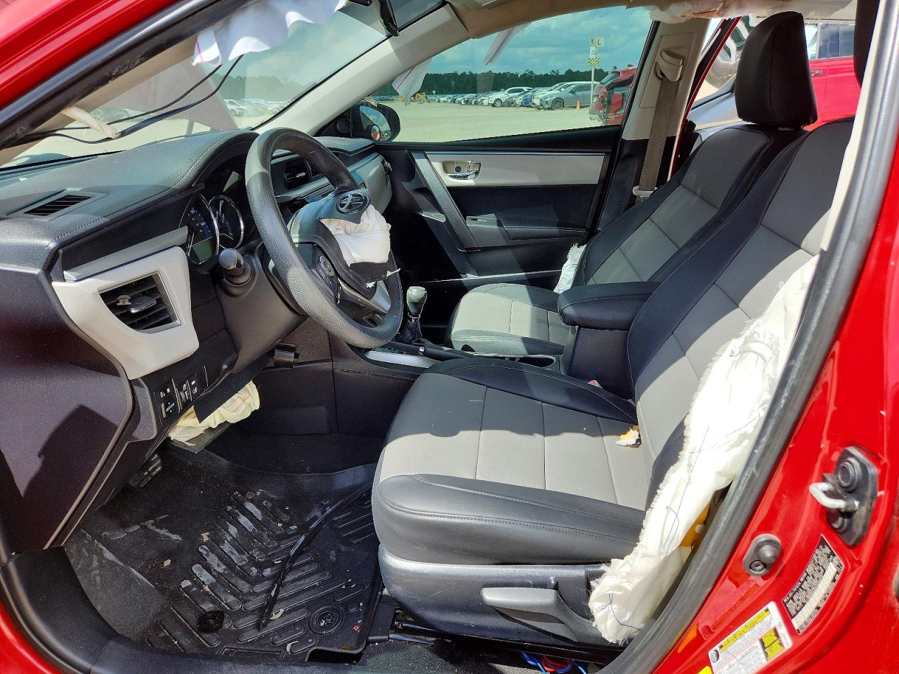 2015 Toyota Corolla Le Red vin: 2T1BURHE8FC409816