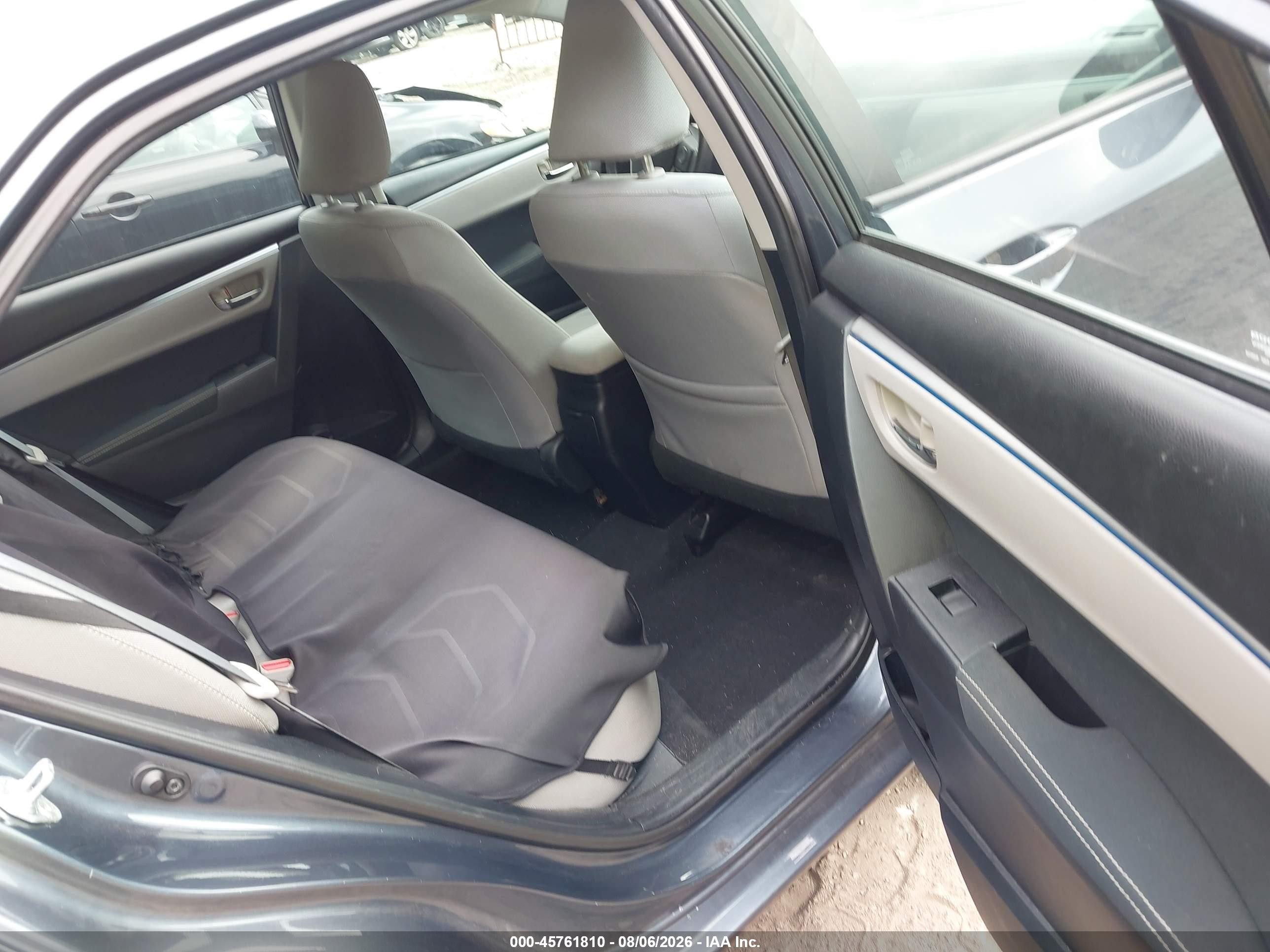 2015 Toyota Corolla Le Blue vin: 2T1BURHE8FC410495