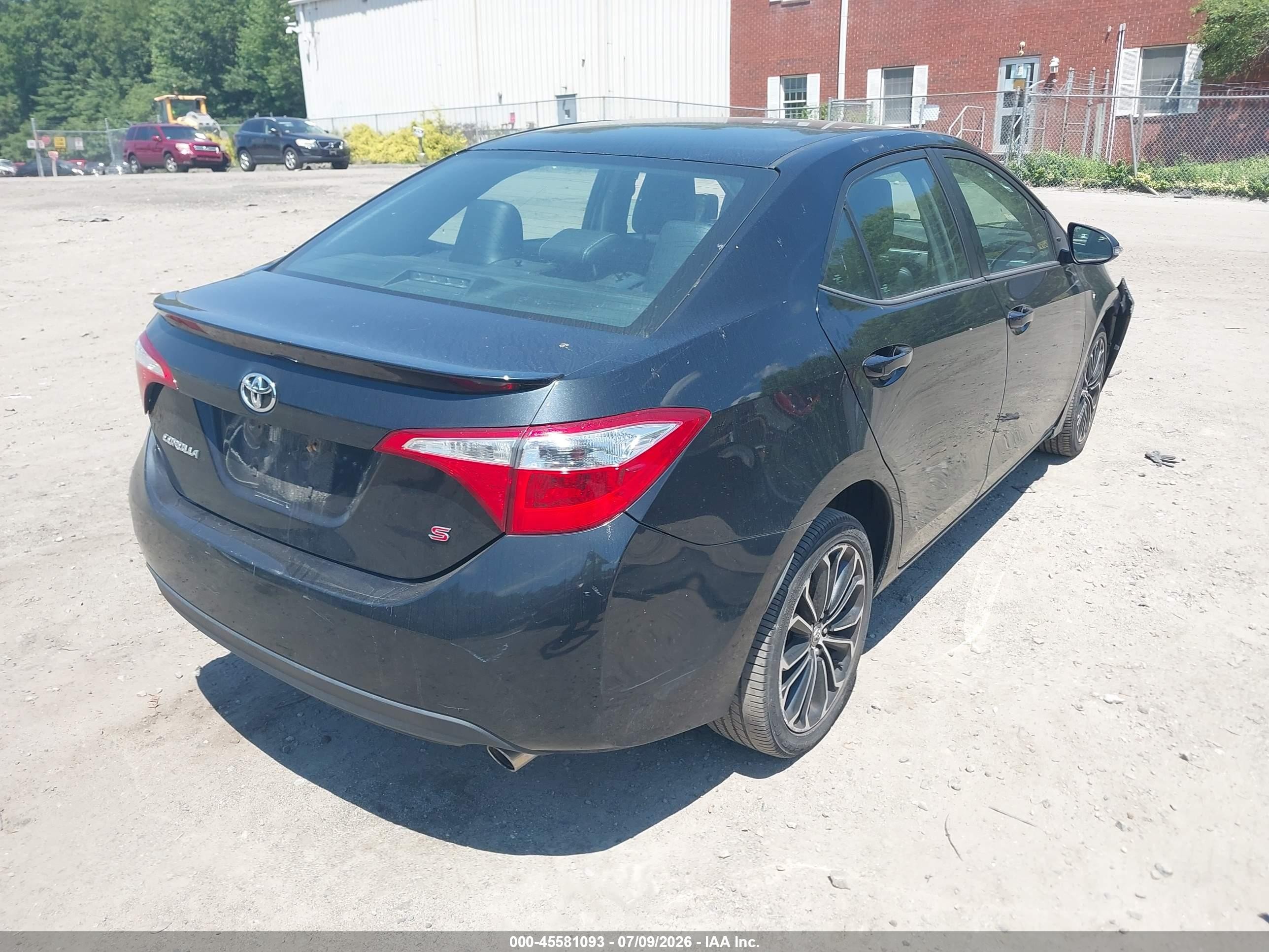 2015 Toyota Corolla S Plus Blue vin: 2T1BURHE8FC411100