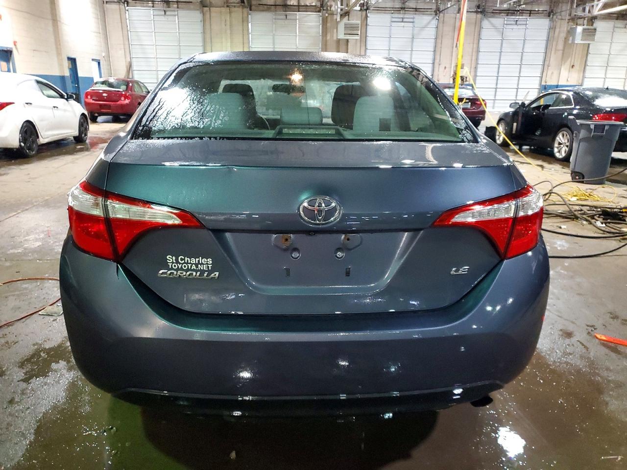 2015 Toyota Corolla Le Blue vin: 2T1BURHE8FC420430