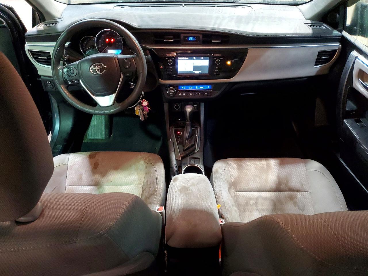 2015 Toyota Corolla Le Blue vin: 2T1BURHE8FC420430