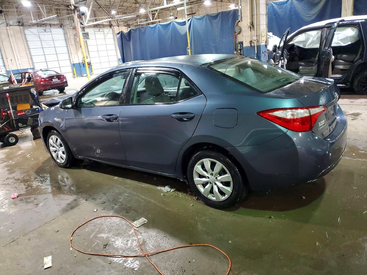 2015 Toyota Corolla Le Blue vin: 2T1BURHE8FC420430