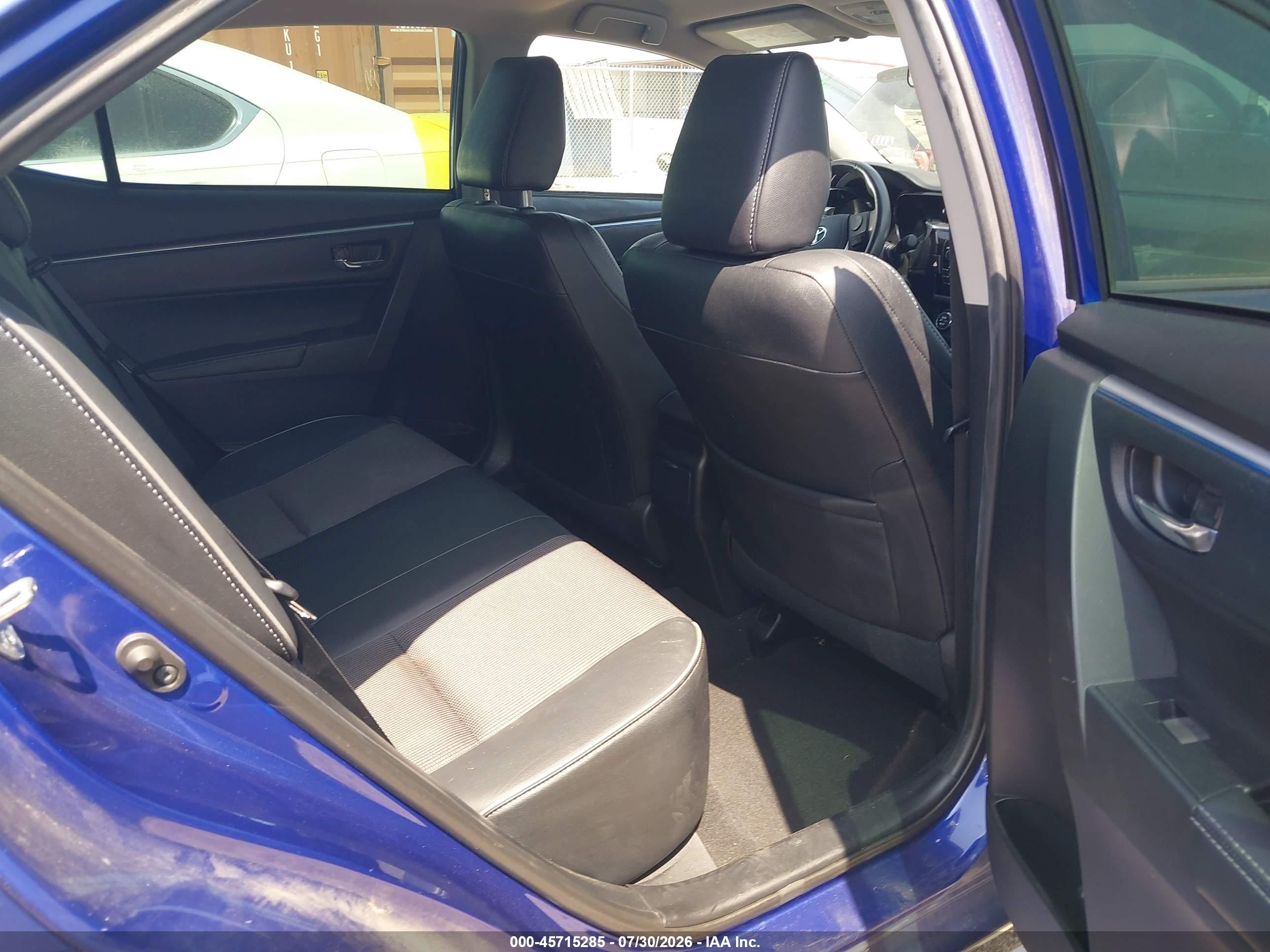 2015 Toyota Corolla S Plus Blue vin: 2T1BURHE8FC430908