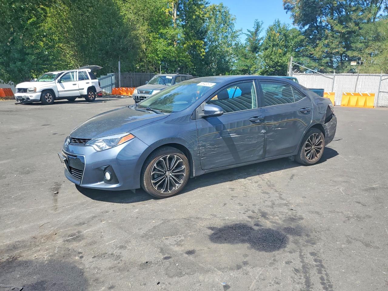 2015 Toyota Corolla S Premium Blue vin: 2T1BURHE8FC431539