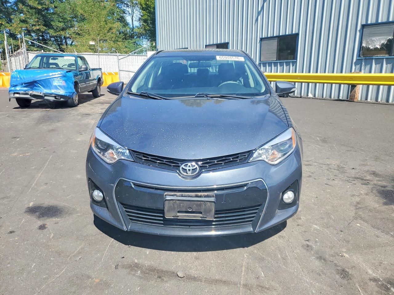 2015 Toyota Corolla S Premium Blue vin: 2T1BURHE8FC431539