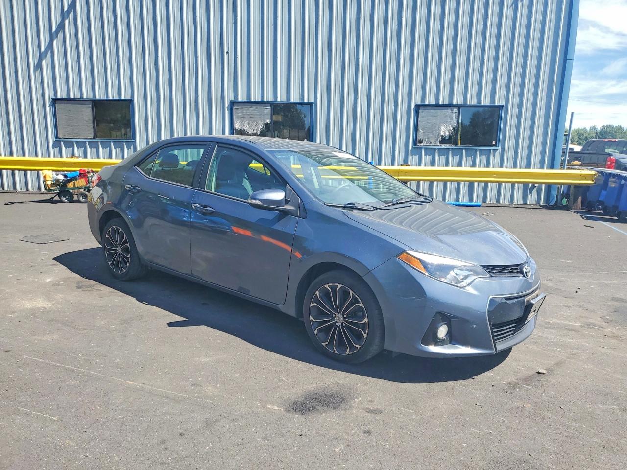 2015 Toyota Corolla S Premium Blue vin: 2T1BURHE8FC431539